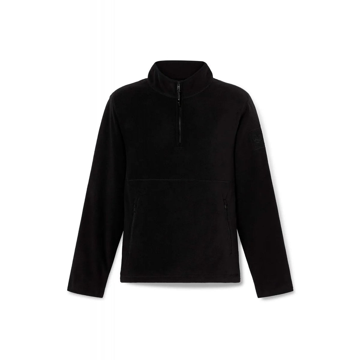 Timberland TB0A6HMQ Sherpa 1/4 Quarter Zip Soft Polar Fleece Top - Black