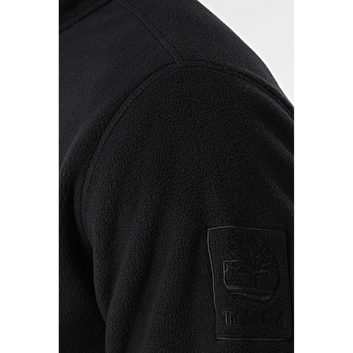 Timberland TB0A6HMQ Sherpa 1/4 Quarter Zip Soft Polar Fleece Top - Black