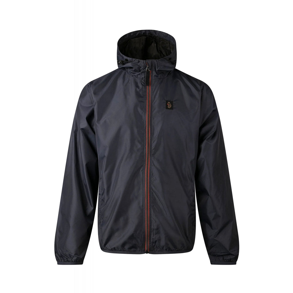 Luke | Sport M680714 Garnedd Waterproof Tri-colour Trim Lightweight Hood Jacket - Porpoise Navy