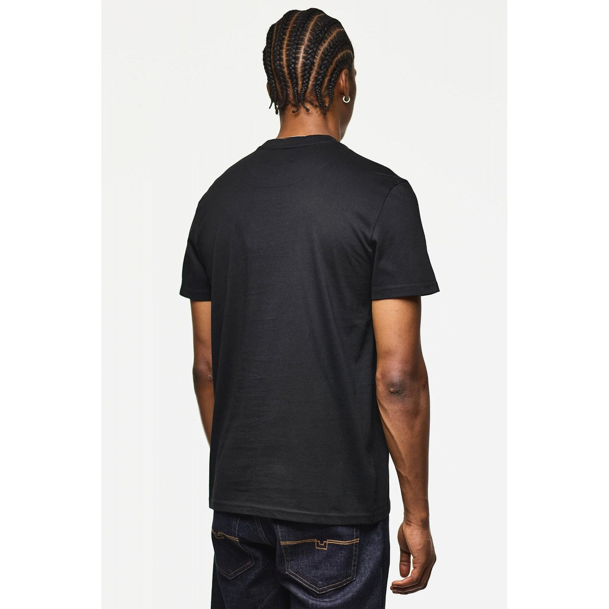 Weekend Offender PT3A08 Vision Retro TVs Graphic Print Half Sleeve T-Shirt - Black