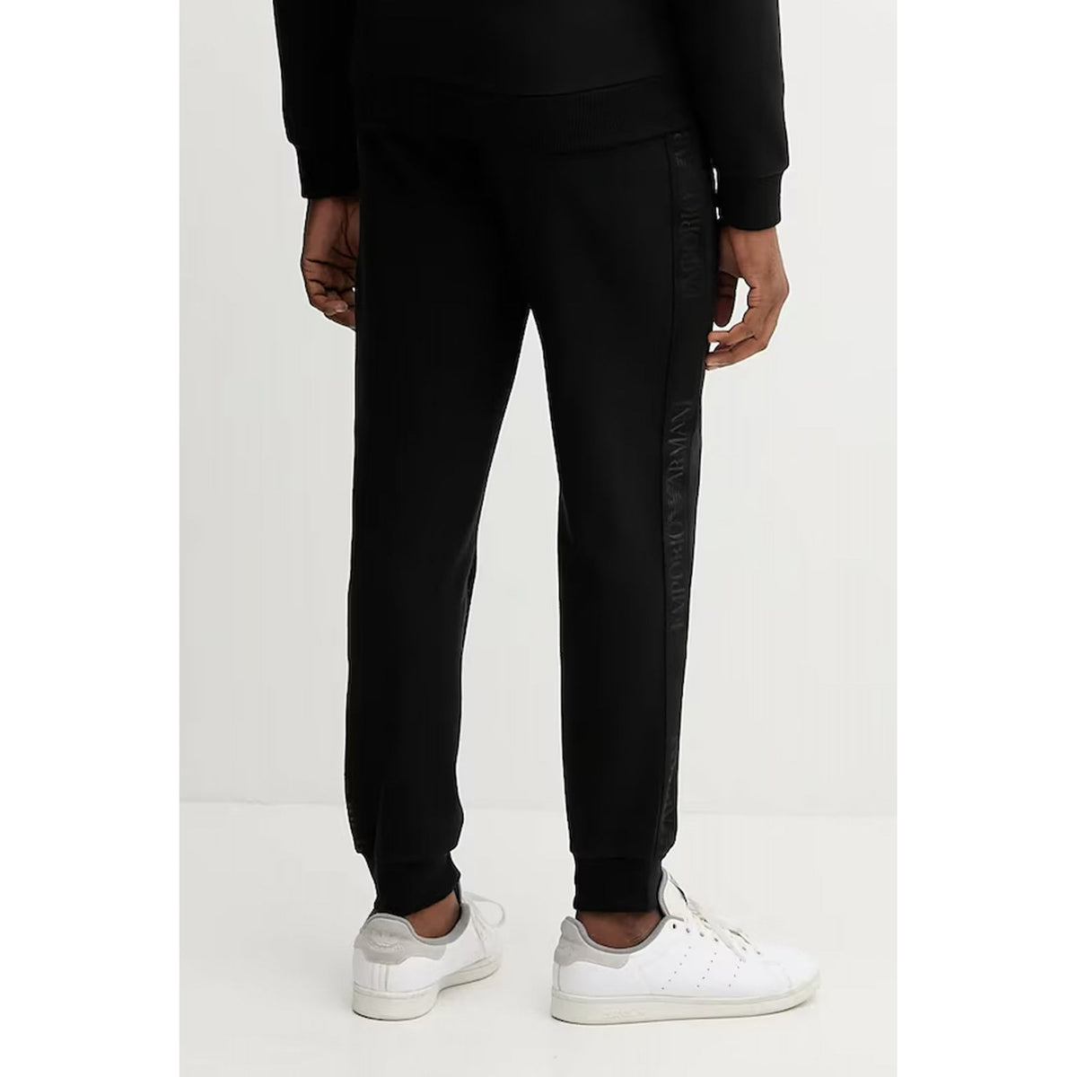 EA7 | Emporio Armani AF14976 1867 Contrast Tape Logo Jogger - Black