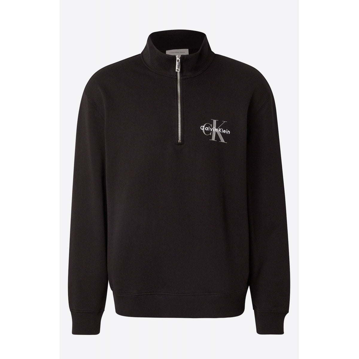Calvin Klein Jeans | LV04RD244G Brand Logo 1/4 Quarter-Zip Sweat Top