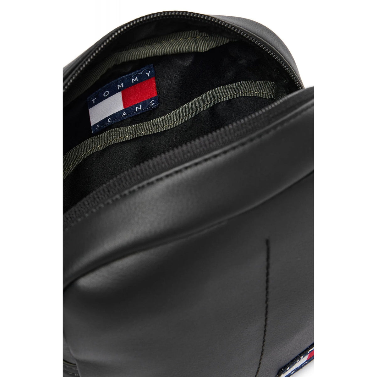Tommy Jeans | AM0AM13712 Reporter Daily Pu Repeat Logo Strap Cross Body Bag - Black