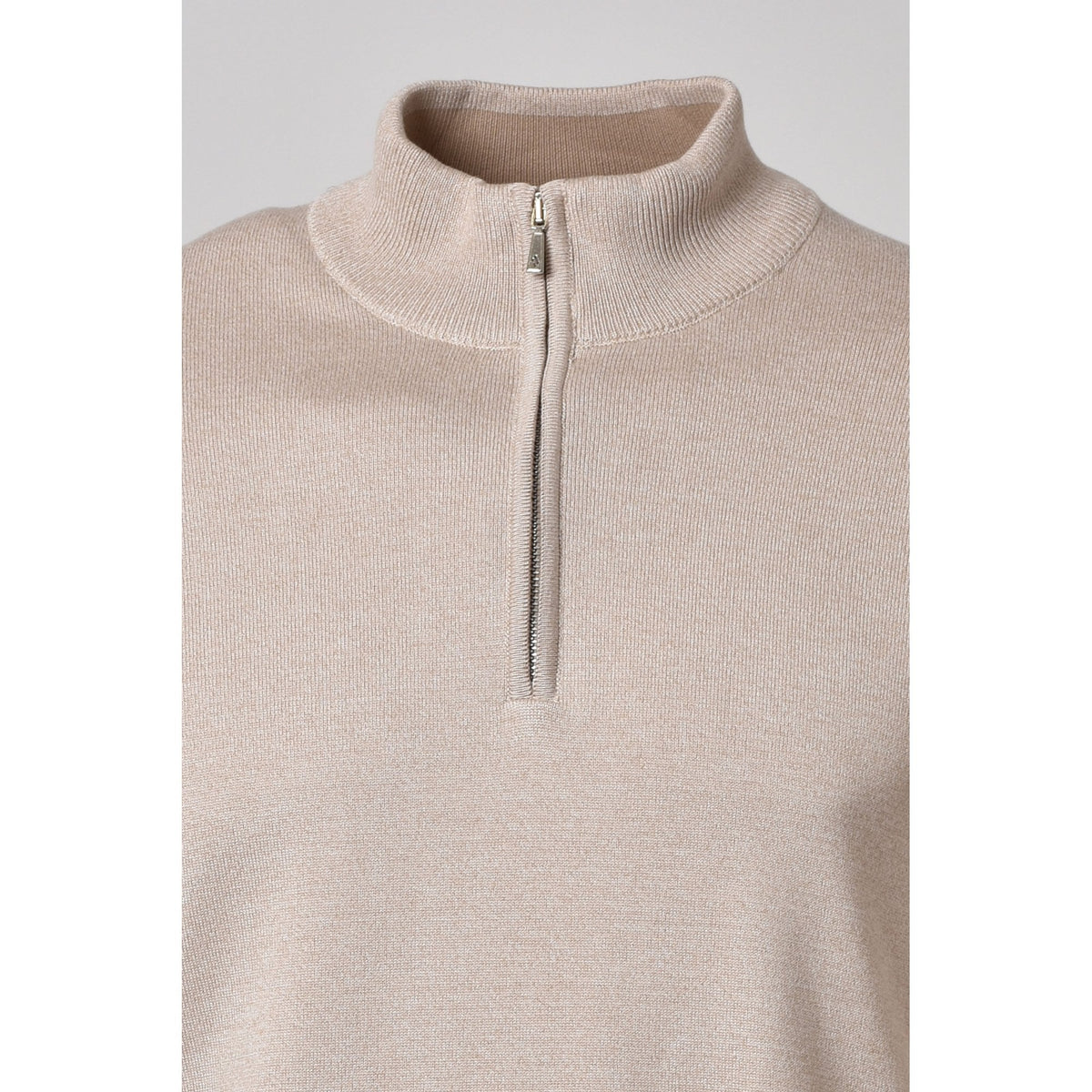 Liwali | 1343 1/4 Quarter Zip Soft Fabric Funnel Neck Jumper