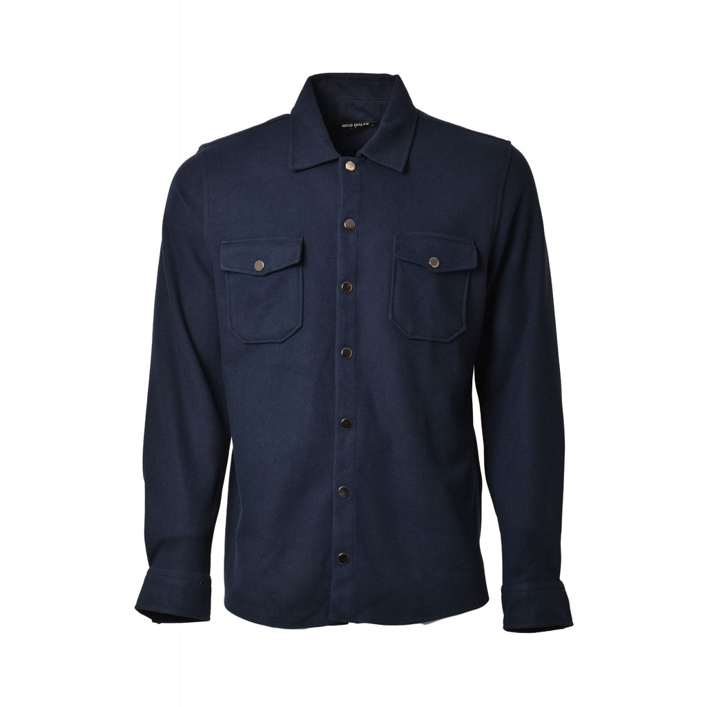 Nico Dolce | 1009 Premium Soft Fabric Snap Button Overshirt
