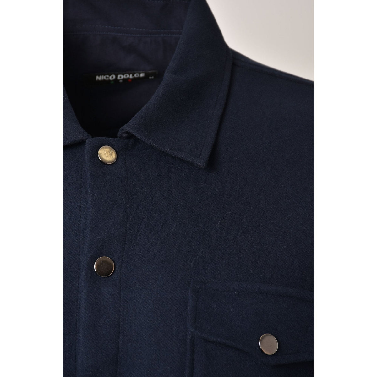 Nico Dolce | 1009 Premium Soft Fabric Snap Button Overshirt