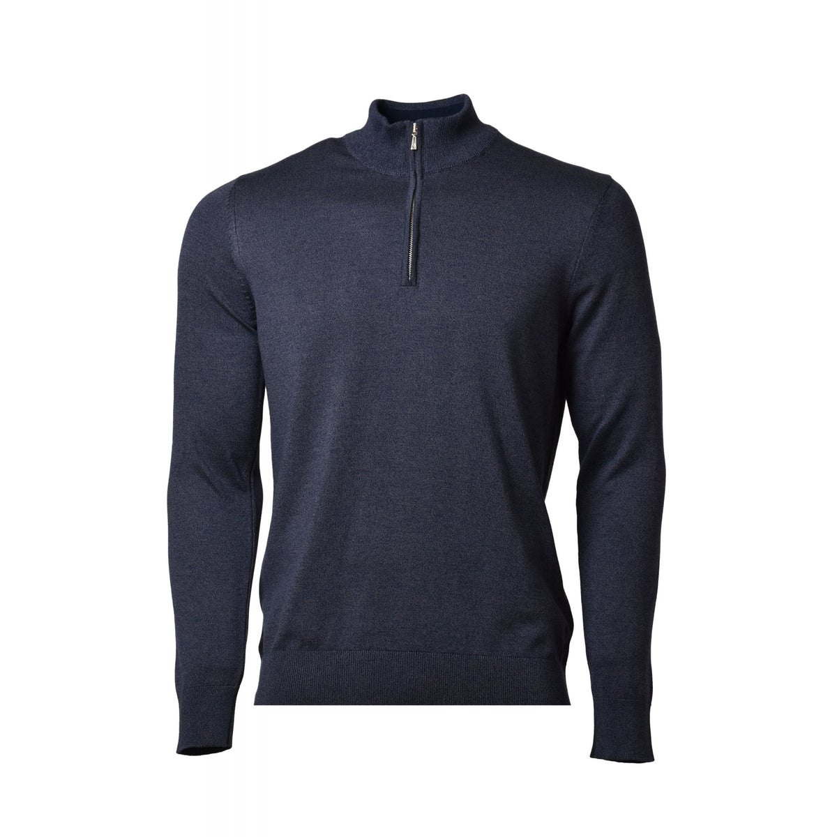 Liwali | 1343 1/4 Quarter Zip Soft Fabric Funnel Neck Jumper
