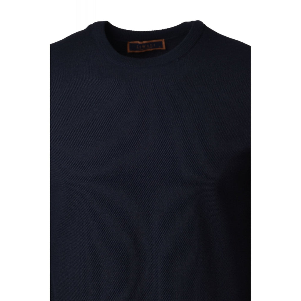 Liwali | 3641 Crew Neck Soft Touch Textured Fabric Jumper