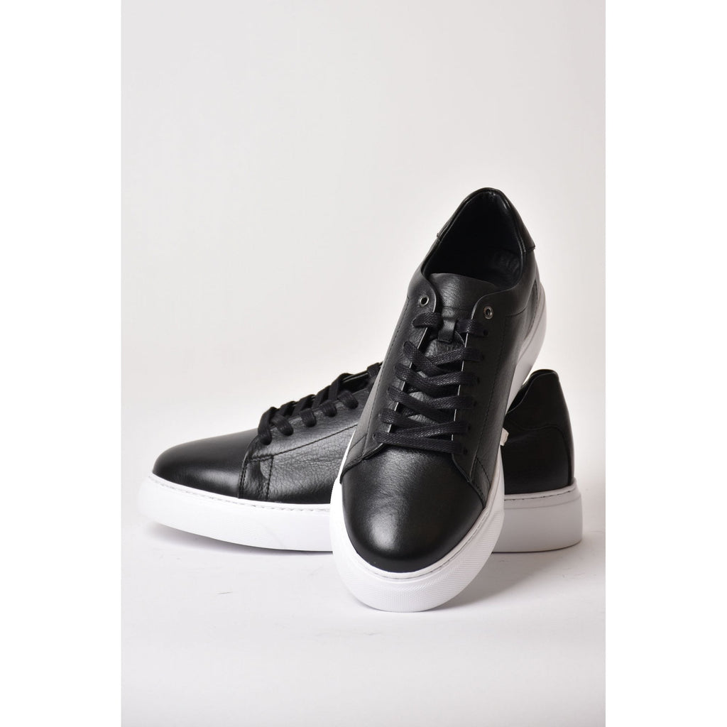 Paul Branco | M-25087 Essential Leather Thick Rubber Sole Trainer