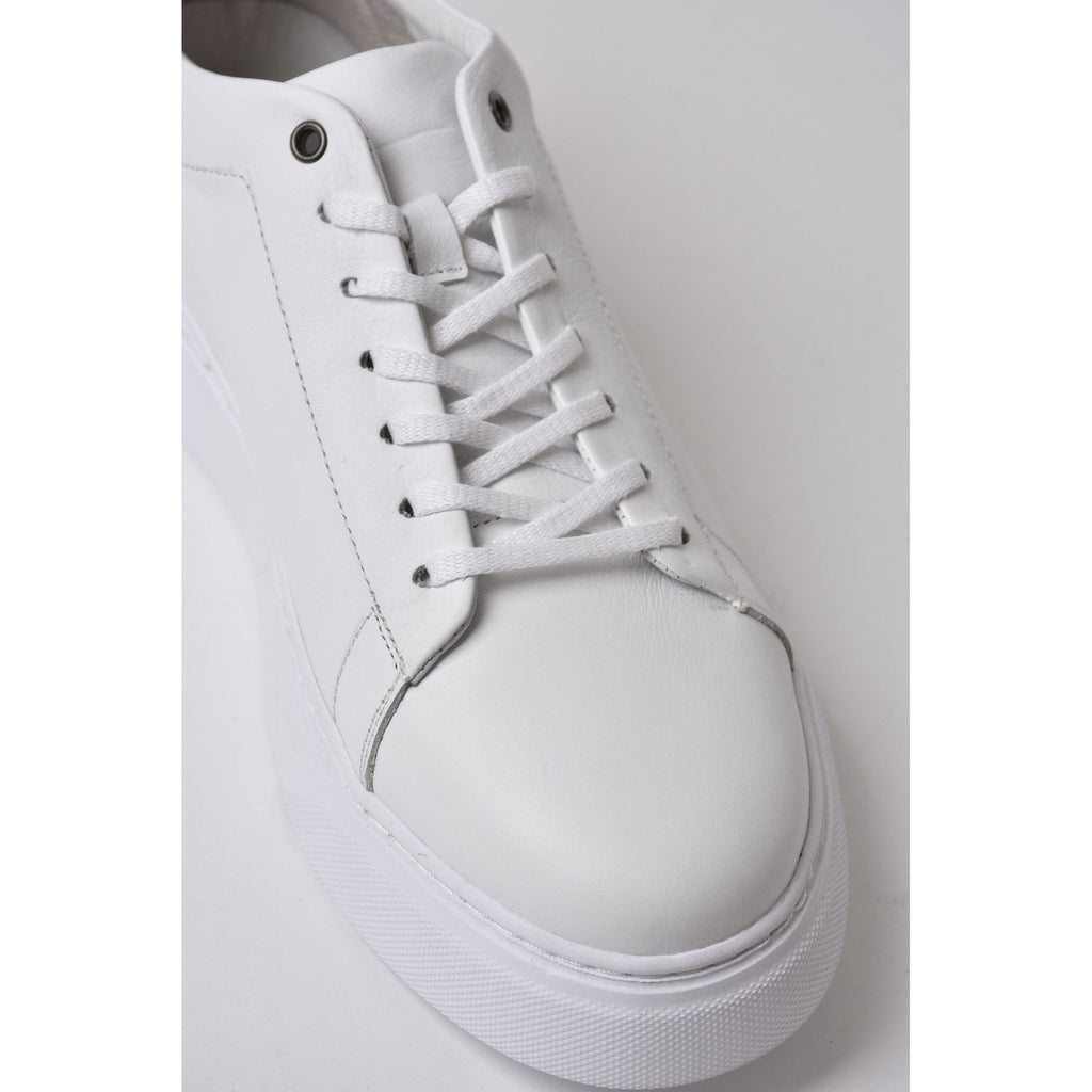 Paul Branco | M-25087 Essential Leather Thick Rubber Sole Trainer