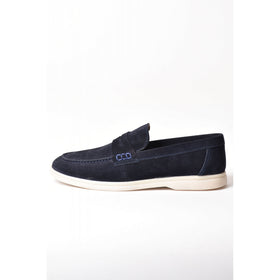 Paul Branco | M-25652 Suede Tramlines Stitch Detail Slip-on Formal Loafer