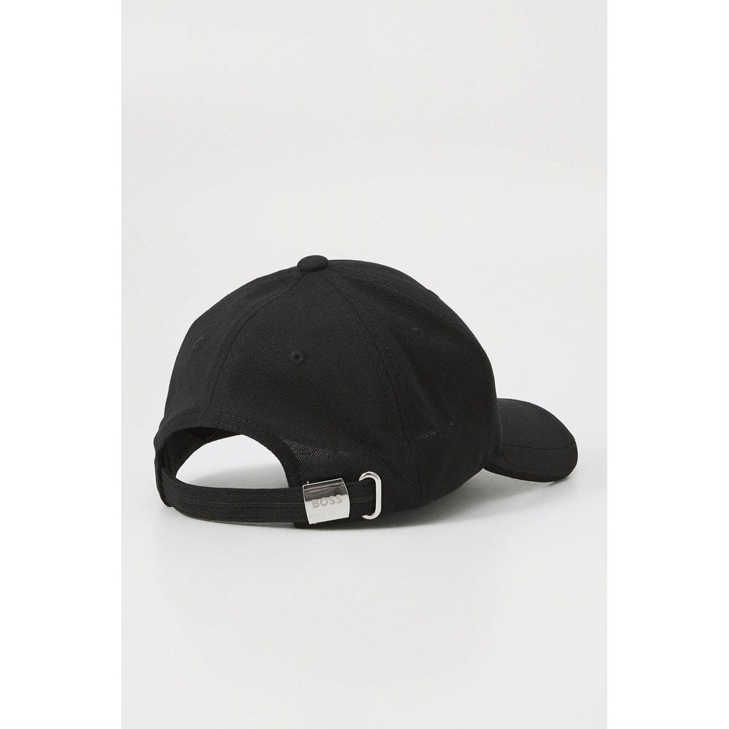 Hugo Boss 9247 Embossed Logo Pique Fabric Baseball Cap