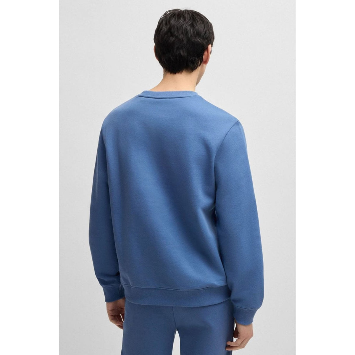 Boss 50447964 Diragol Small Red Patch Logo Crew Sweat Top