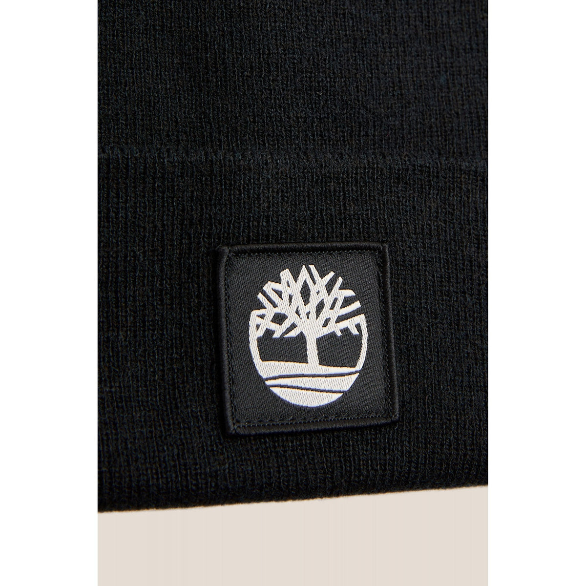Timberland TB0A65JA Tonal Patch Box Logo Cuffed Knit Beanie Hat