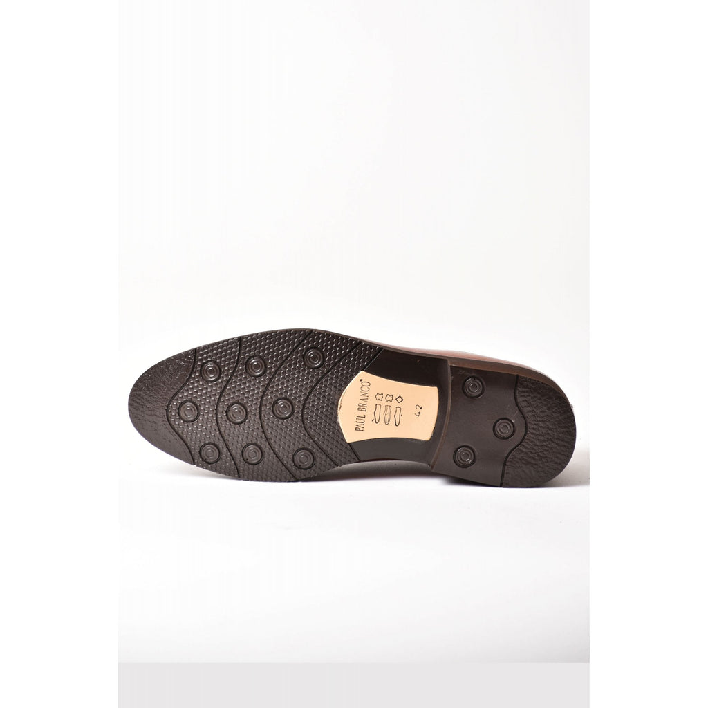 Paul Branco | M-24747 Leather Wingtip Oxford Lace Formal Shoe