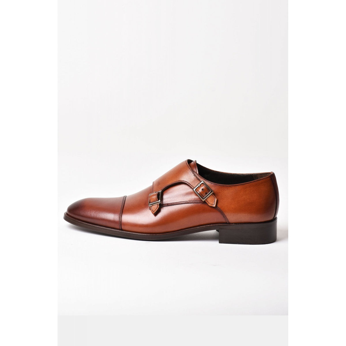 Paul Branco | M-93020 MAT Leather Monk Strap Buckle Formal Shoe