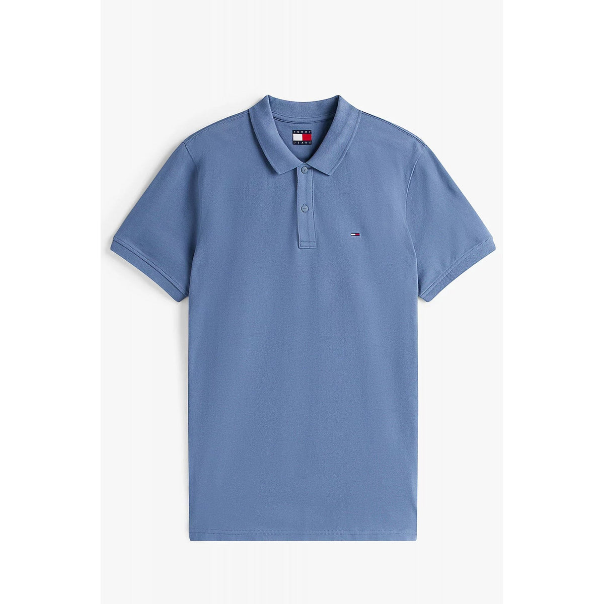 Tommy Jeans | DM20676 Slim Fit Small Flag Logo Cotton Piqué Polo T-Shirt