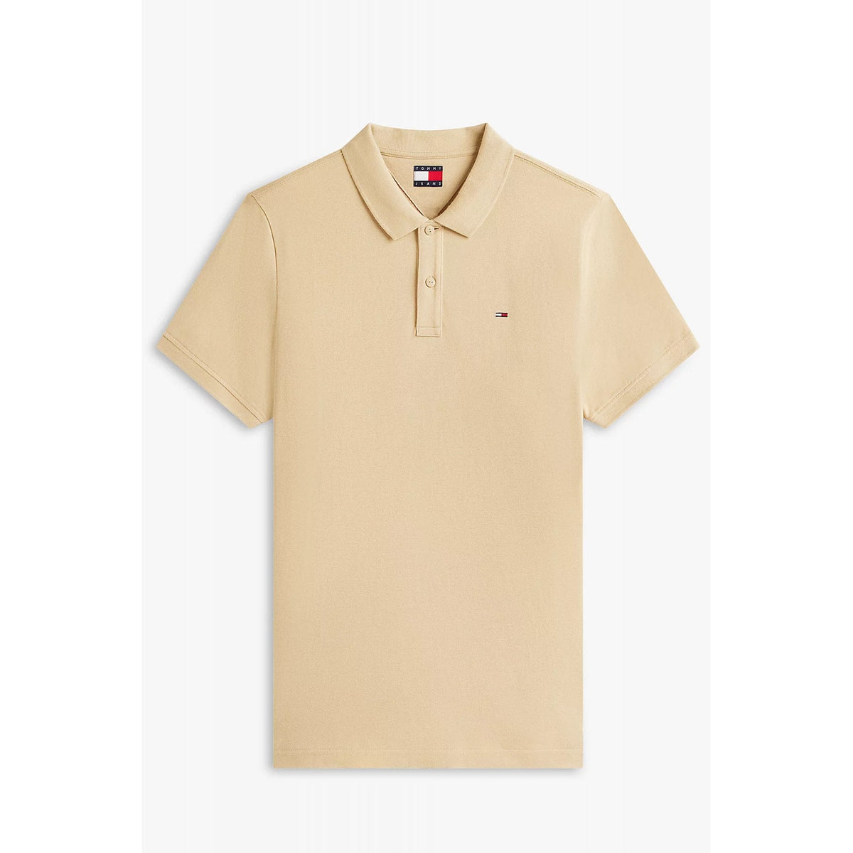 Tommy Jeans | DM20676 Slim Fit Small Flag Logo Cotton Piqué Polo T-Shirt