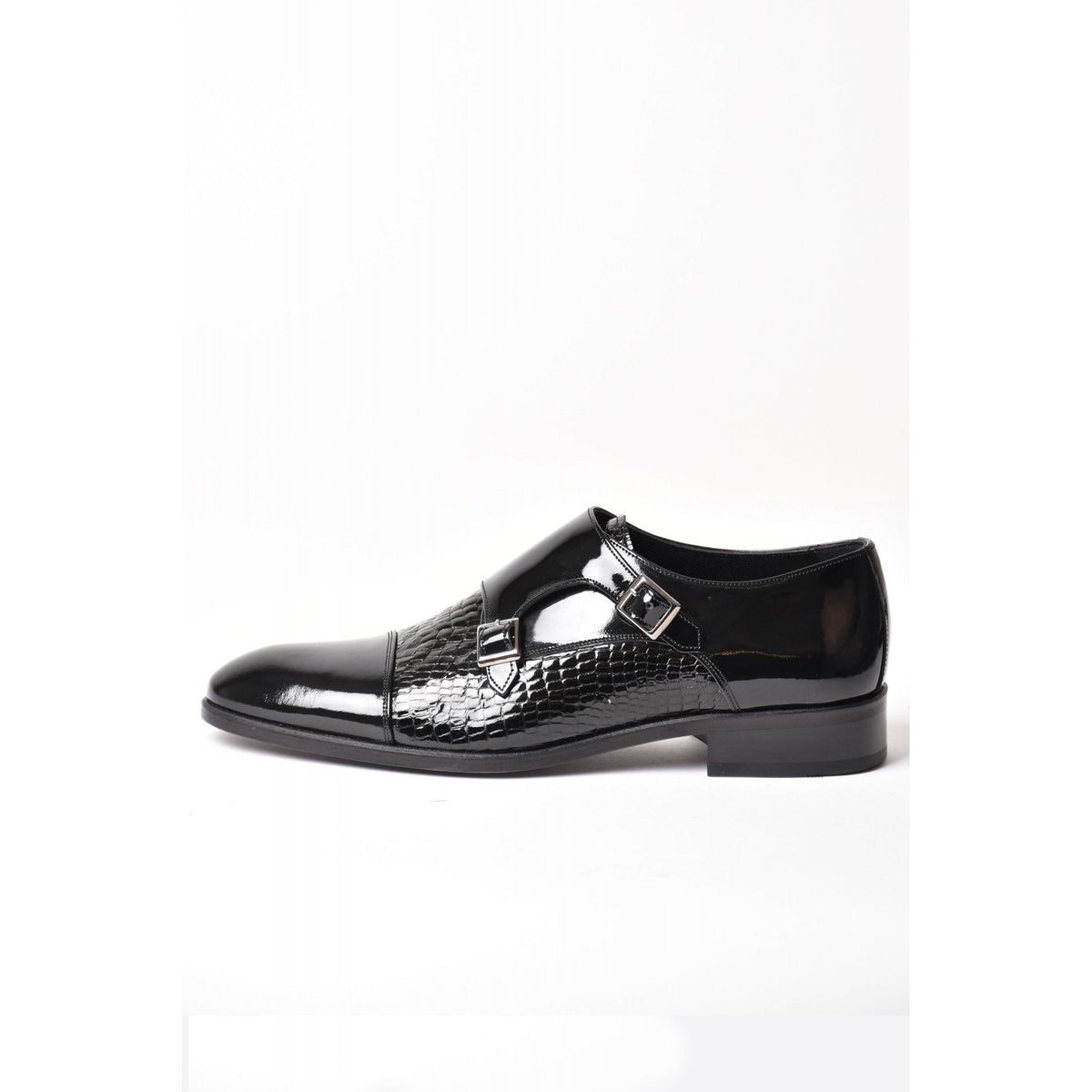 Paul Branco | M-93020 Leather Monk Strap Buckle Formal Shoe