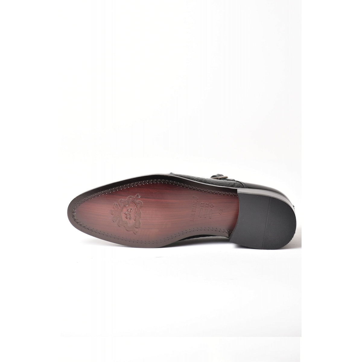 Paul Branco | M-93020 Leather Monk Strap Buckle Formal Shoe