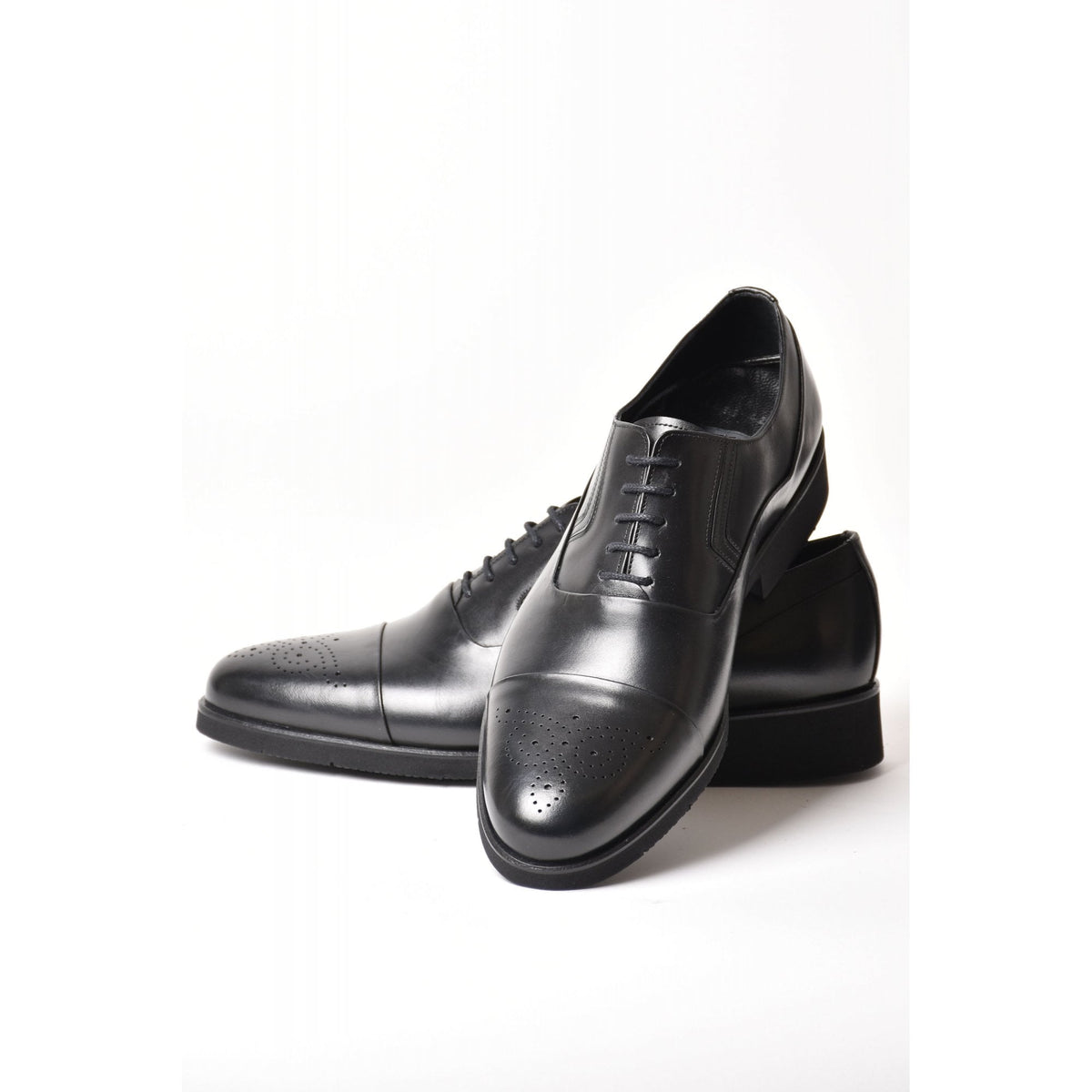 Paul Branco | M-24747 Leather Wingtip Oxford Lace Formal Shoe