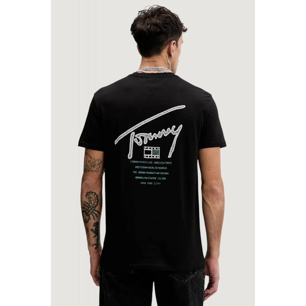 Tommy Jeans | DM22320 Regular Script Sign Back Logo Print Half Sleeve T-Shirt