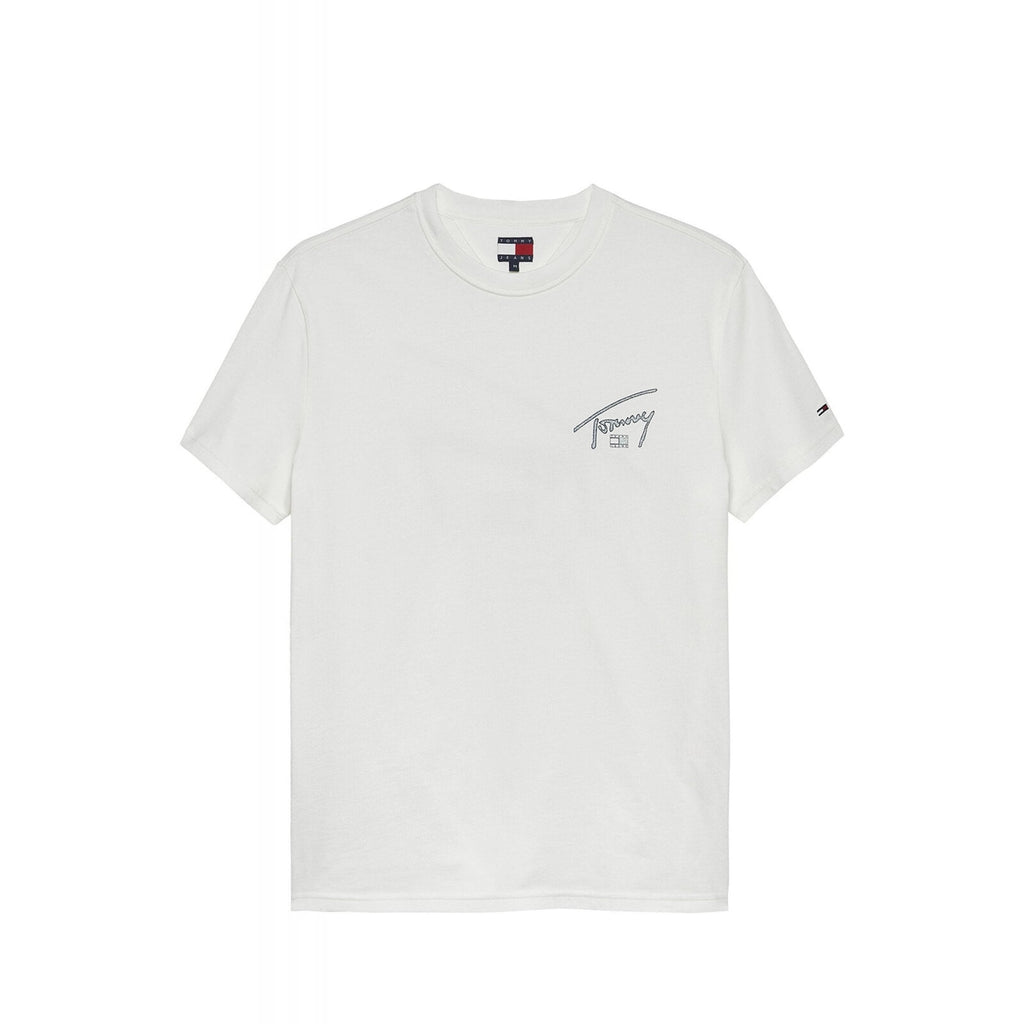 Tommy Jeans | DM22320 Regular Script Sign Back Logo Print Half Sleeve T-Shirt