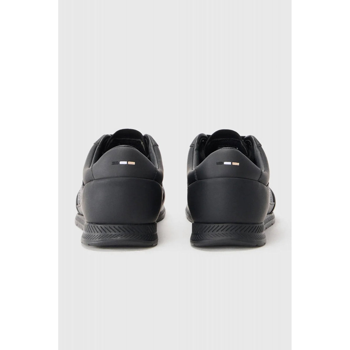 Hugo Boss | 50552890 Nitan_Tenn_mn Textured Print Trainers - Black
