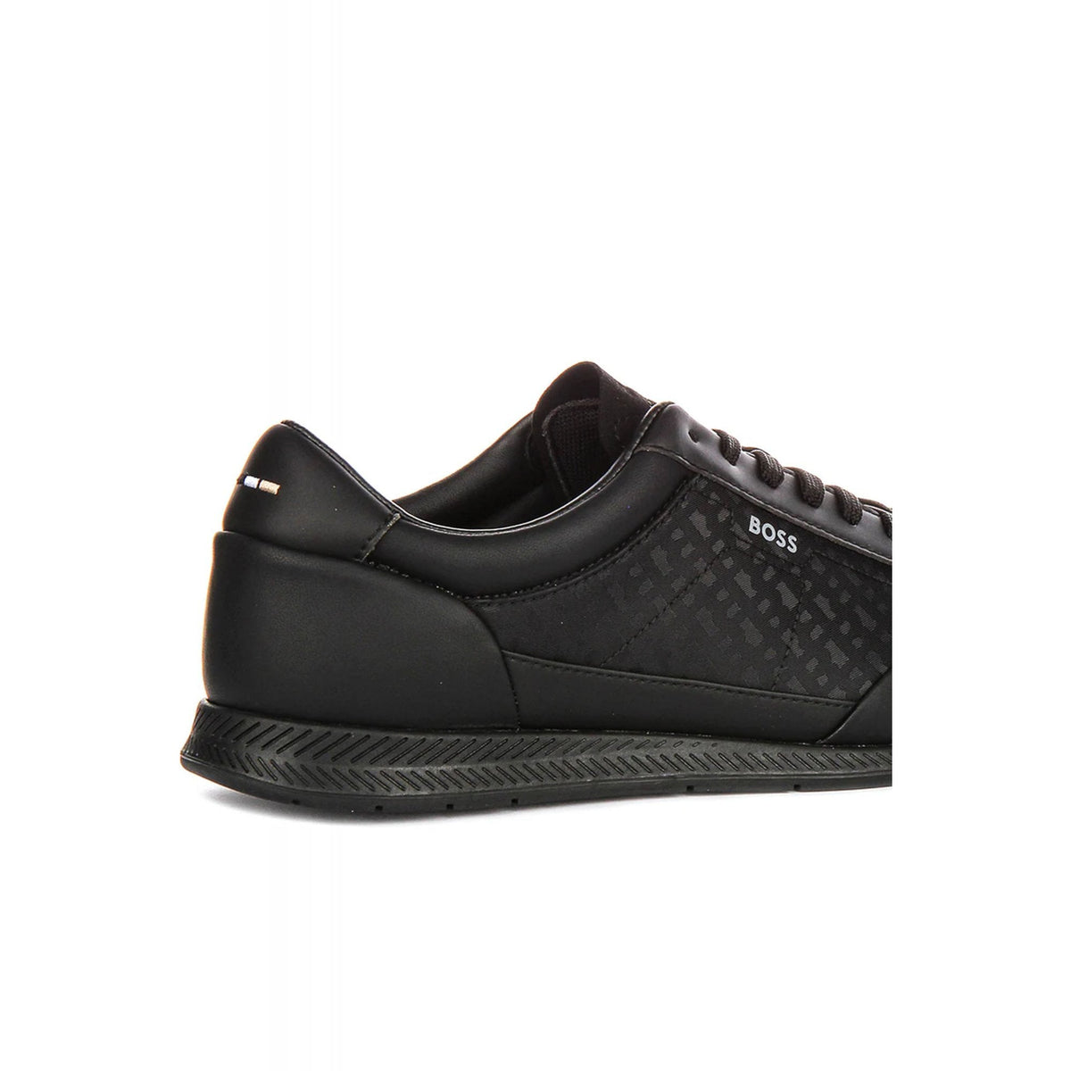 Hugo Boss | 50552890 Nitan_Tenn_mn Textured Print Trainers - Black