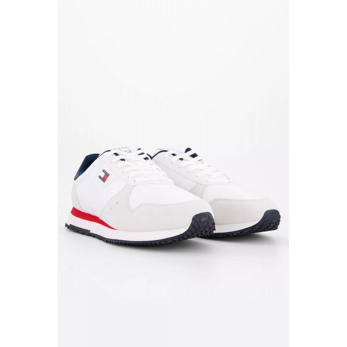 Tommy Jeans | EM01649 Eva Leather Runner Style Trainer - White