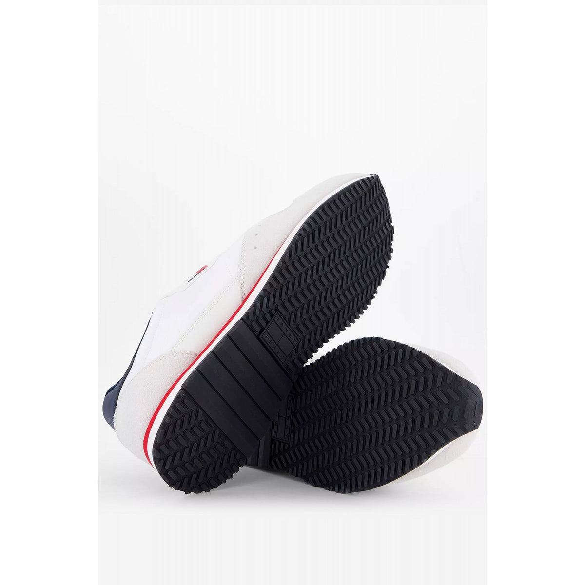 Tommy Jeans | EM01649 Eva Leather Runner Style Trainer - White