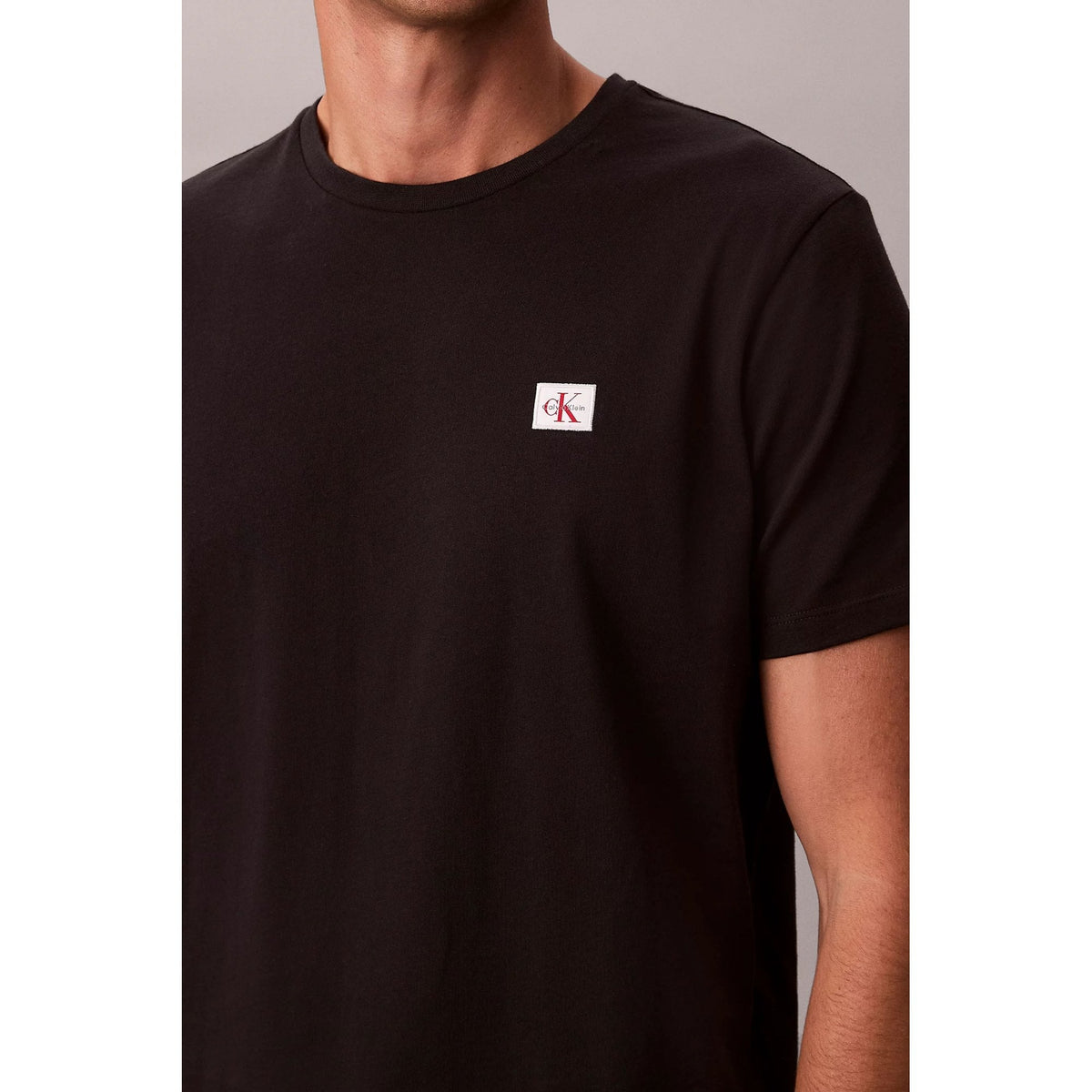 Calvin Klein Jeans | LV04RC272G Badge Logo Crew Cotton Jersey Half-Sleeve T-Shirt