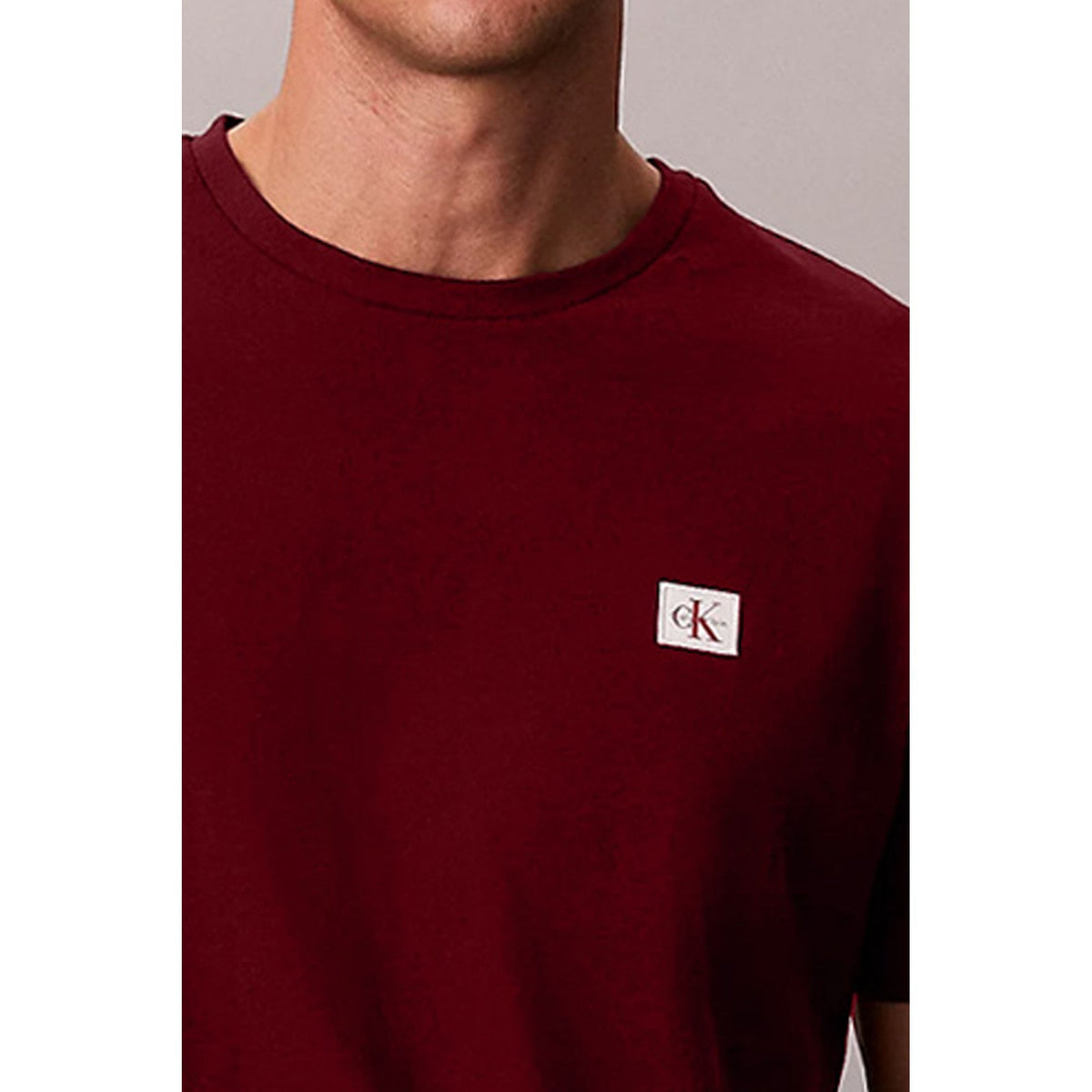Calvin Klein Jeans | LV04RC272G Badge Logo Crew Cotton Jersey Half-Sleeve T-Shirt