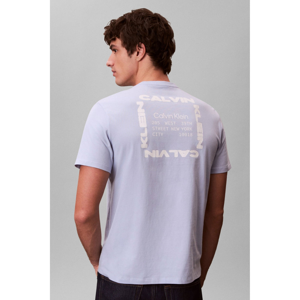 Calvin Klein Jeans | LV14RE830G Classic Box Graphic Logo Crew Half-Sleeve T-Shirt