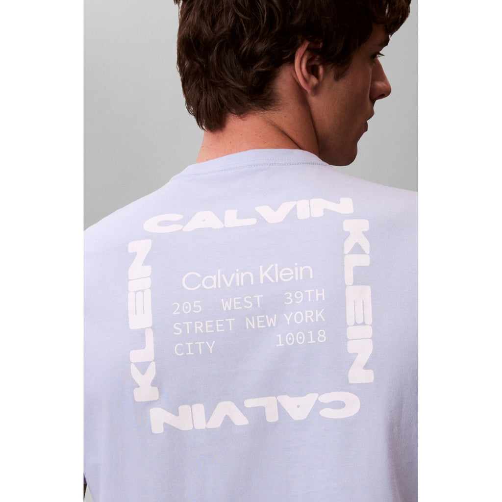 Calvin Klein Jeans | LV14RE830G Classic Box Graphic Logo Crew Half-Sleeve T-Shirt