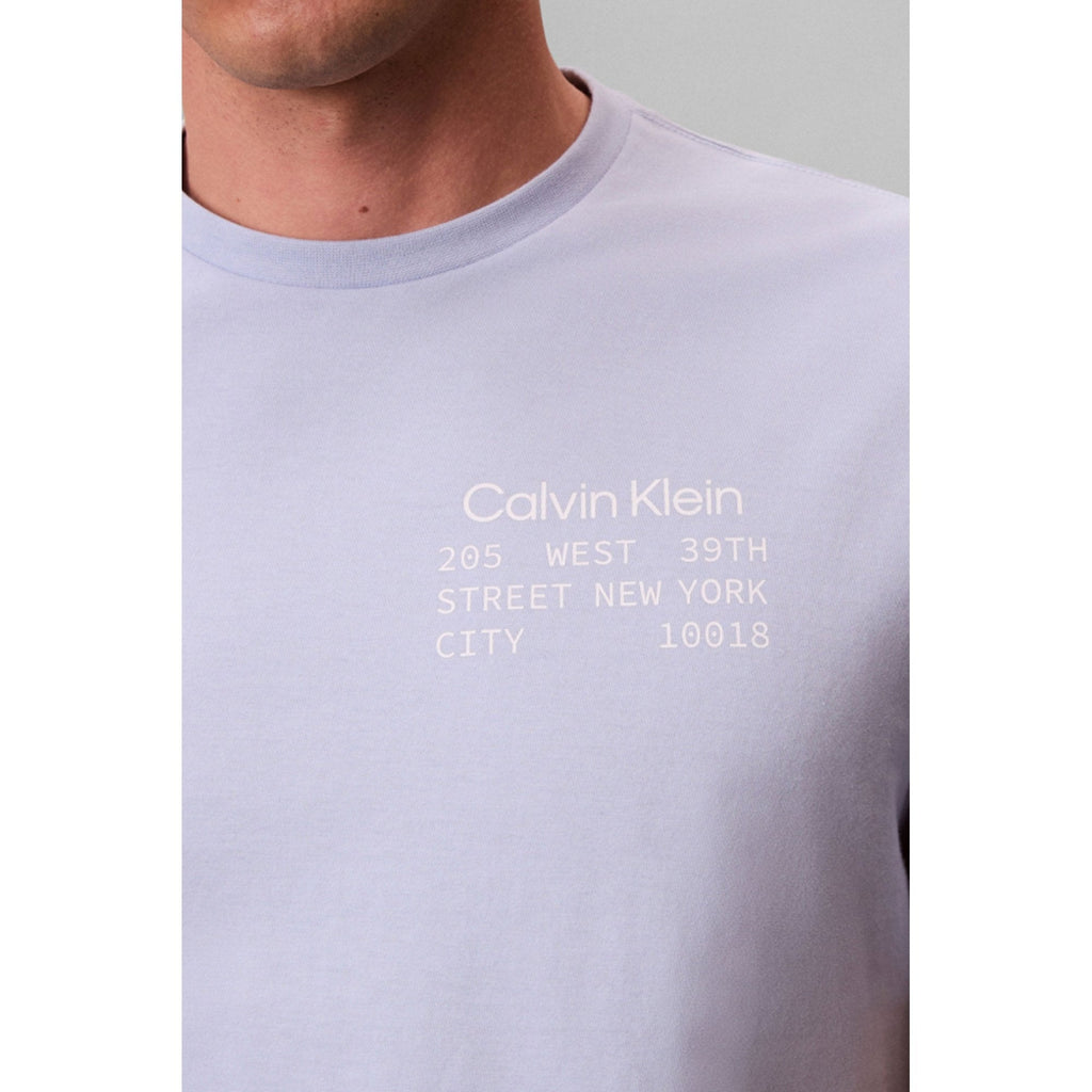 Calvin Klein Jeans | LV14RE830G Classic Box Graphic Logo Crew Half-Sleeve T-Shirt
