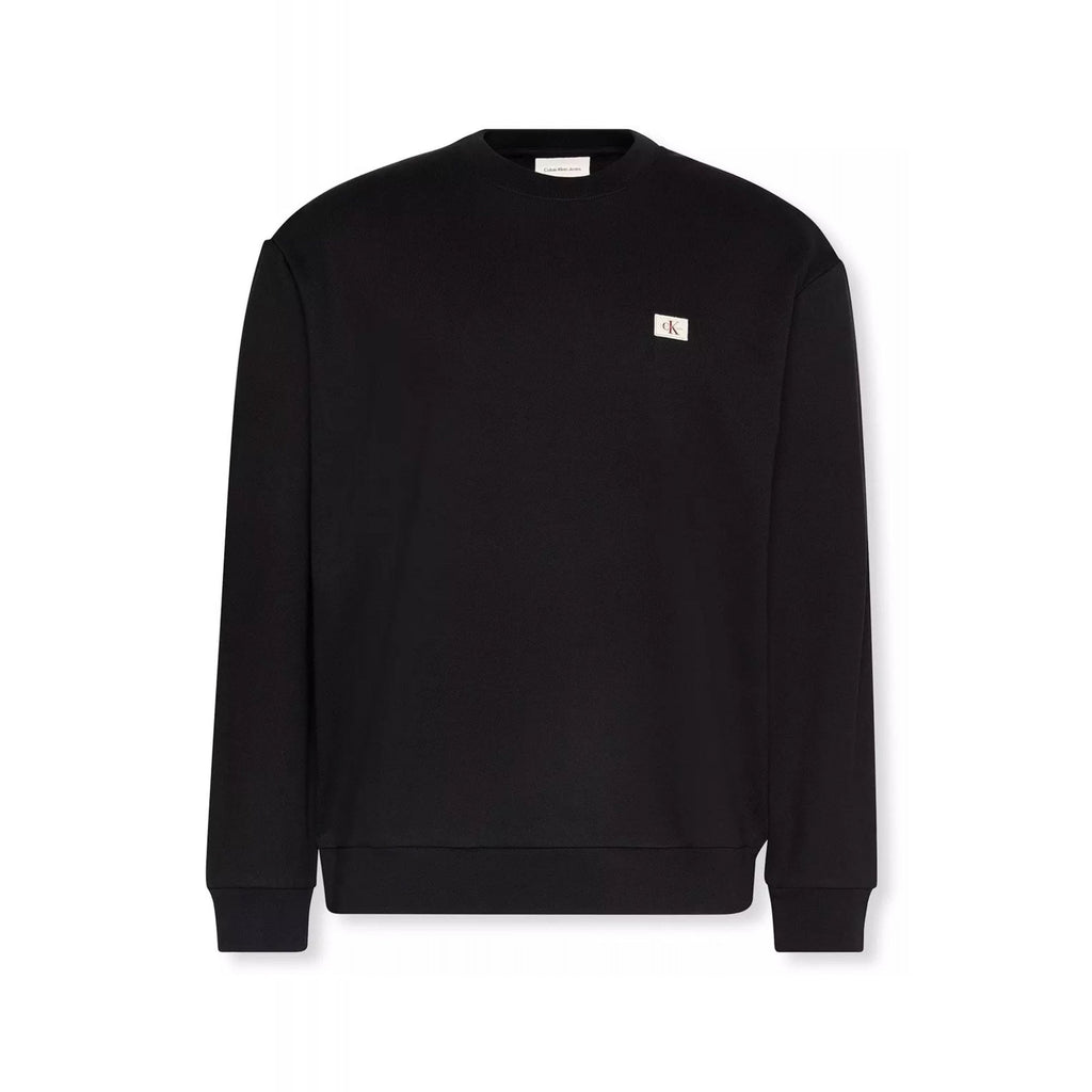 Calvin Klein Jeans | LV04RC273G Badge Logo Smooth Crew Sweat Top