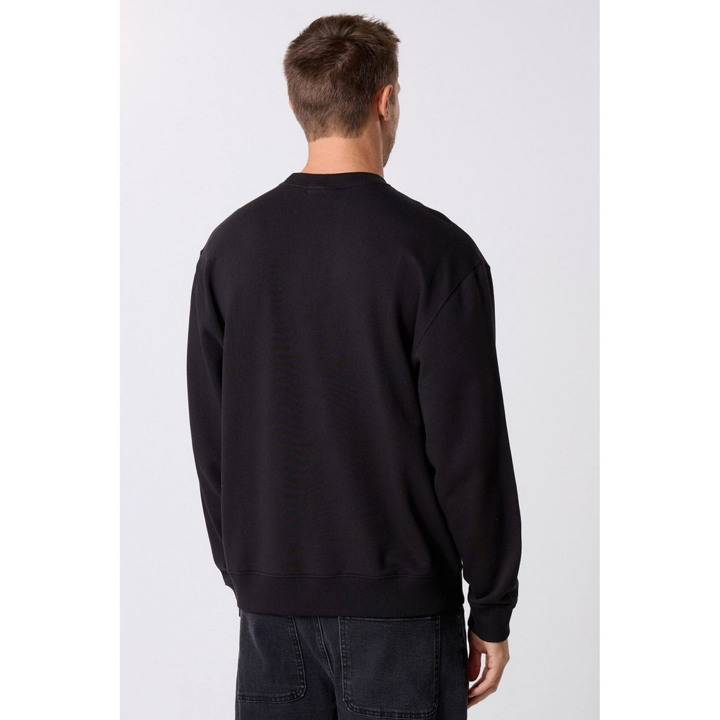 Calvin Klein Jeans | LV04RC273G Badge Logo Smooth Crew Sweat Top