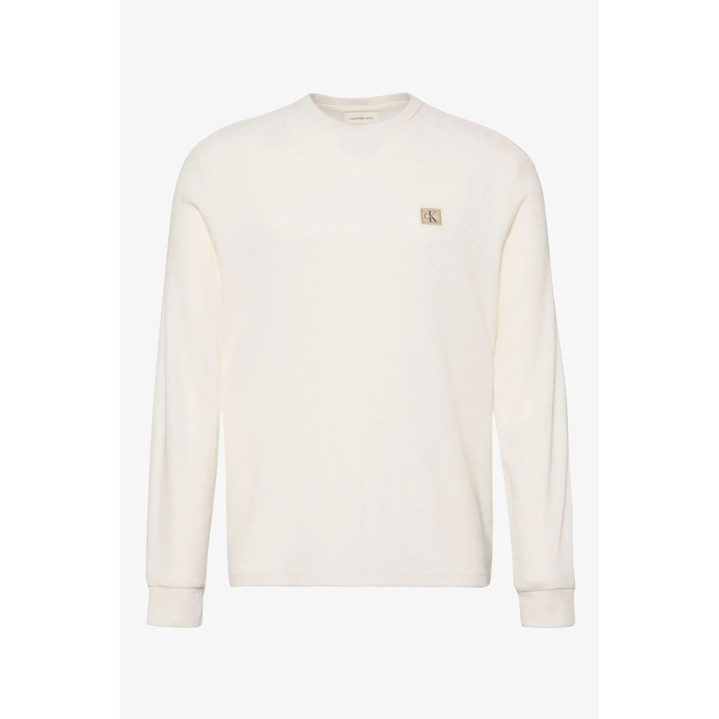 Calvin Klein Jeans | LV040EM217 Badge Logo Waffle Full Sleeve Top