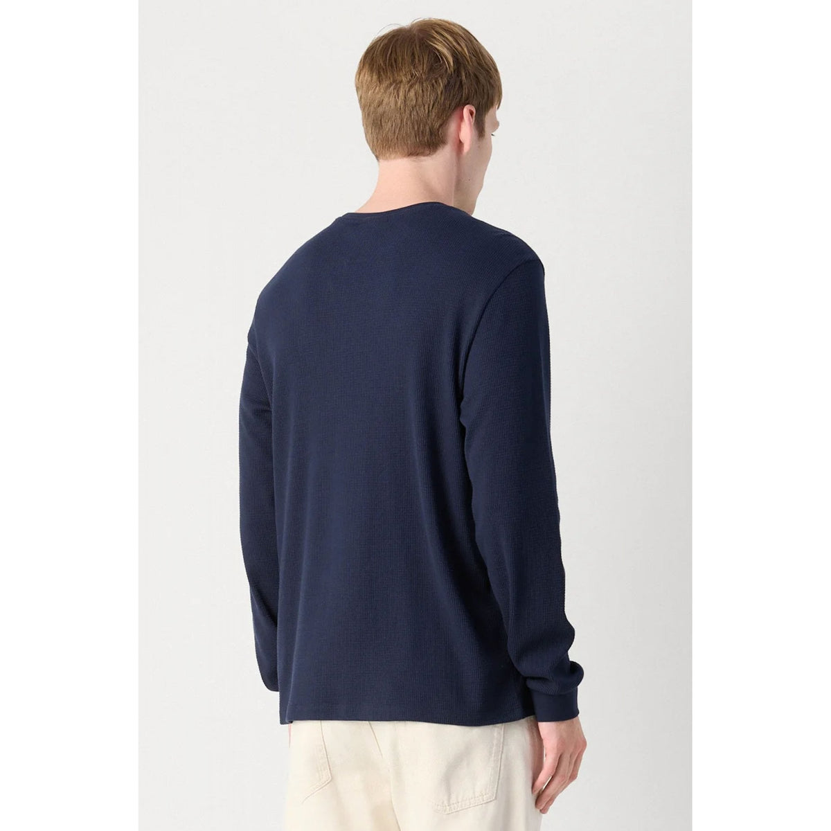 Calvin Klein Jeans | LV040EM217 Badge Logo Waffle Full Sleeve Top