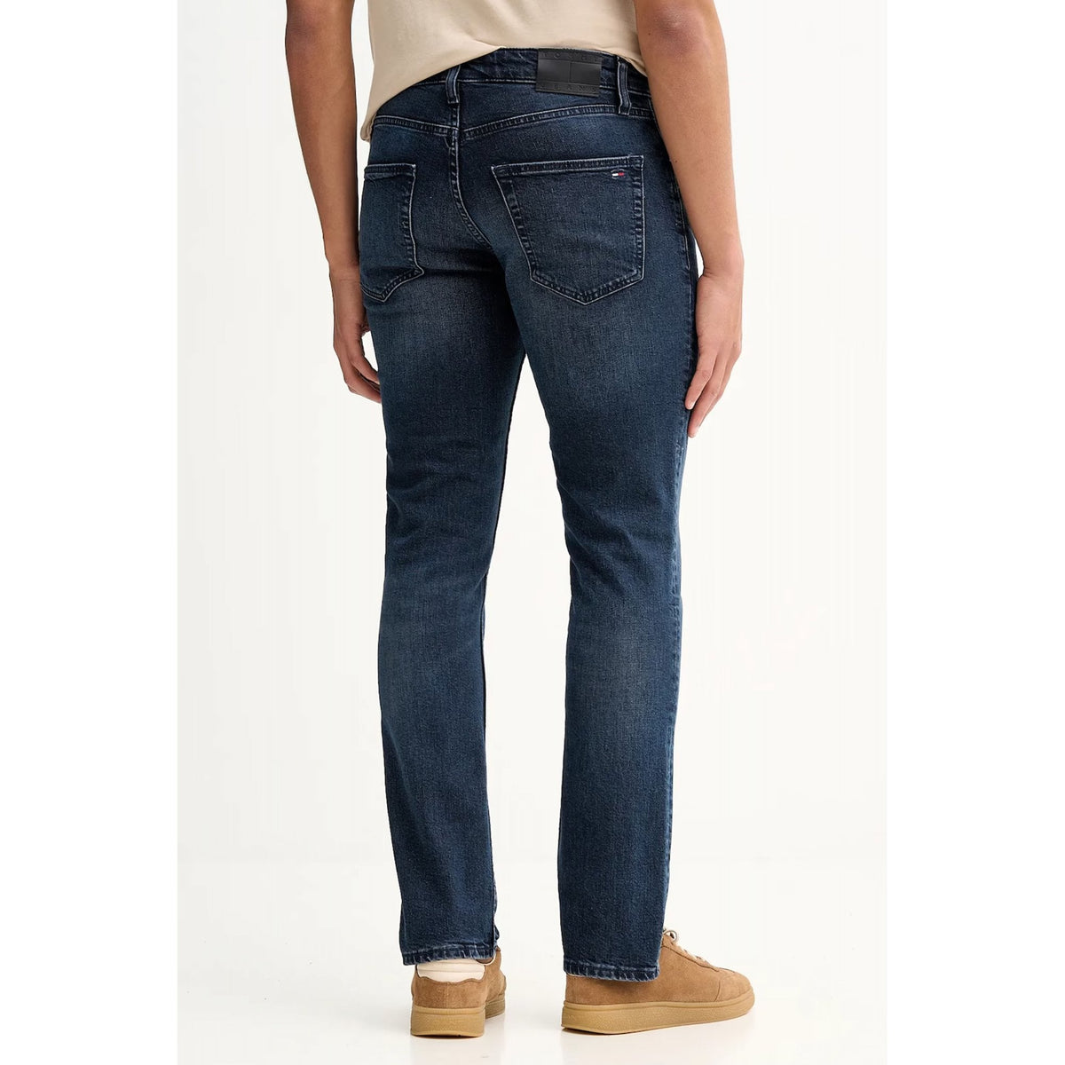 Tommy Jeans | DM22587 Scanton Faded Slim Fit Stretch Denim Jean - Navy Blue