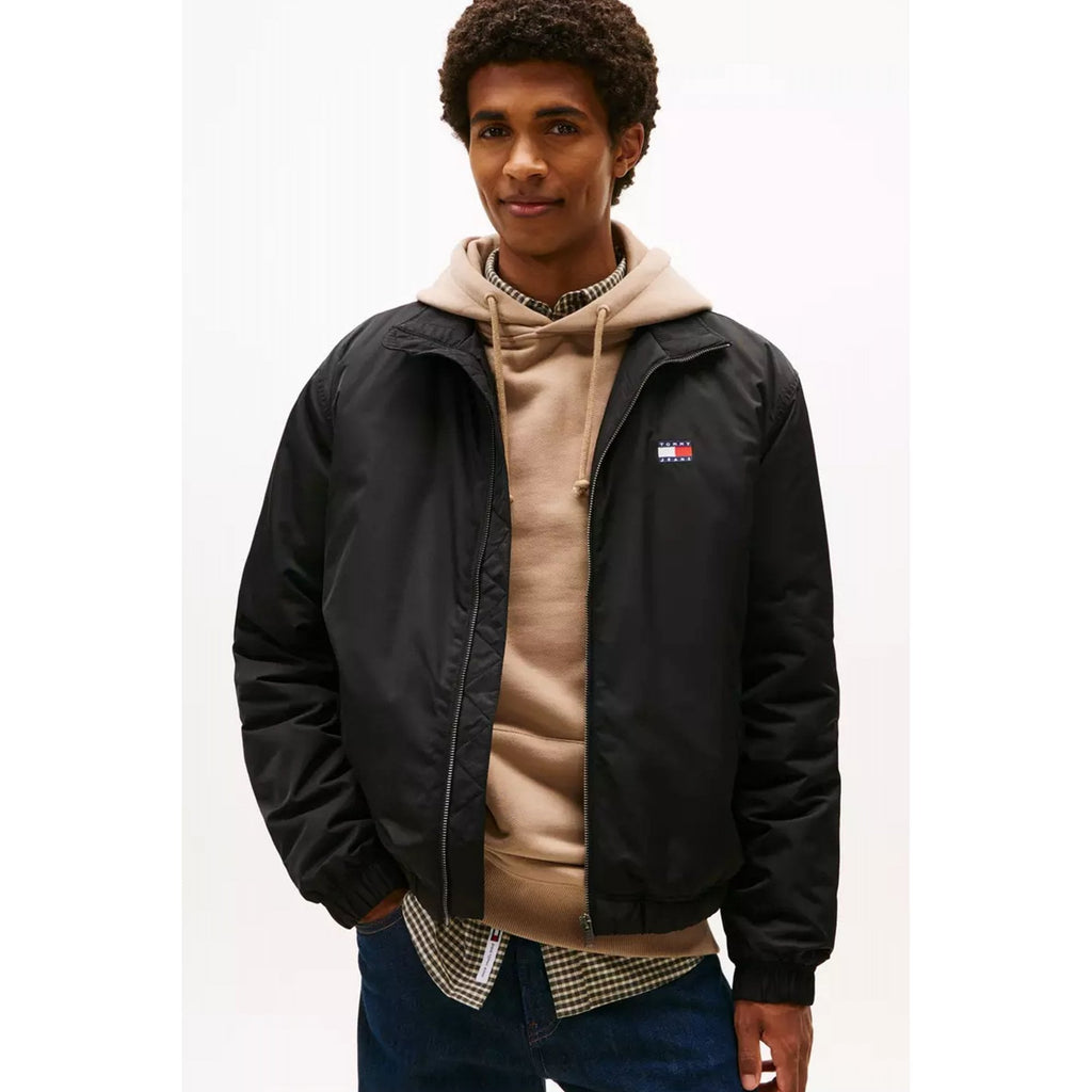 Tommy Jeans | DM22720 Essential Waterproof Padded Standup Collar Jacket - Black