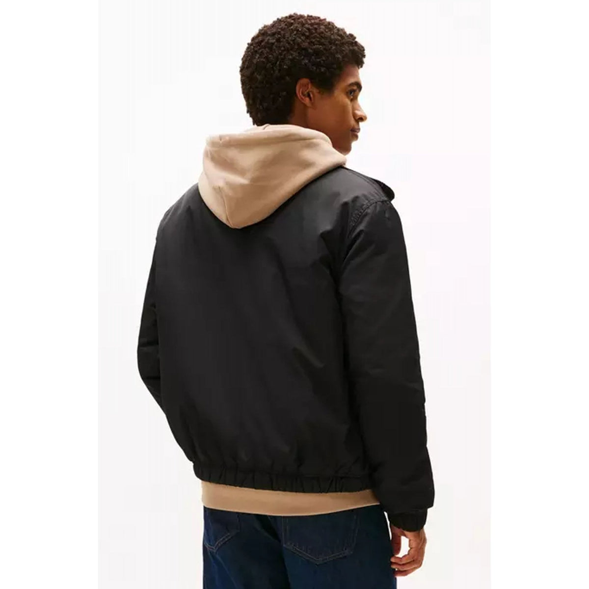 Tommy Jeans | DM22720 Essential Waterproof Padded Standup Collar Jacket - Black