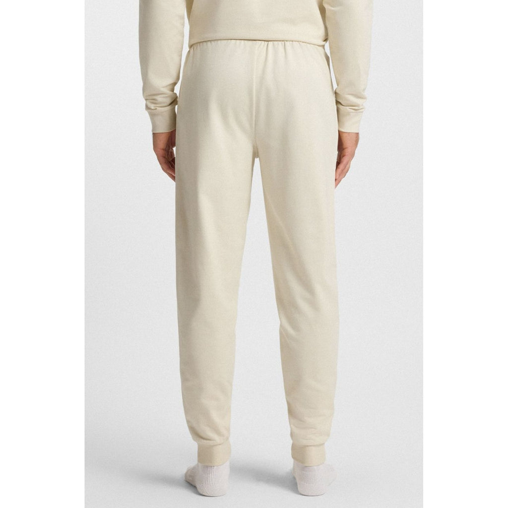 Boss 50550613 Iconic Tape Trim Cotton Terry Track Jogger - Beige