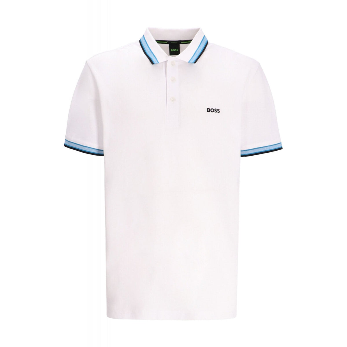 Hugo Boss | 50469055 Paddy Plain Cotton Pique Polo Undercollar Logo T-Shirt