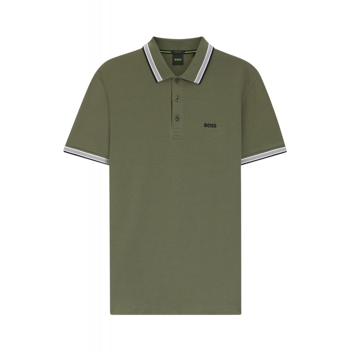 Hugo Boss | 50469055 Paddy Plain Cotton Pique Polo Undercollar Logo T-Shirt