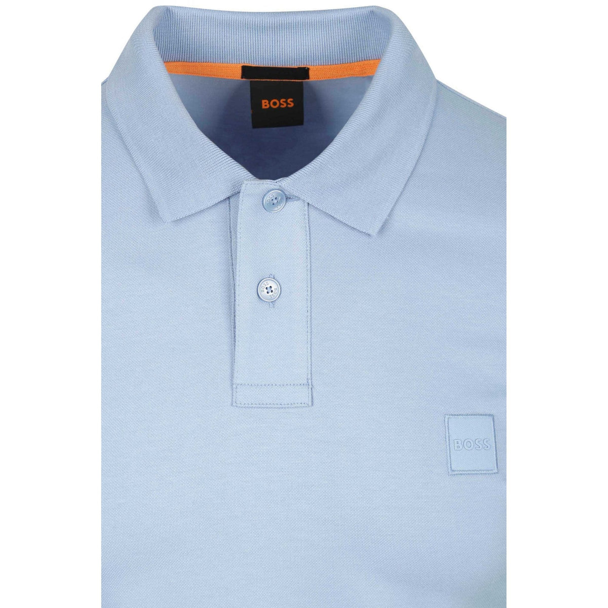 Hugo Boss 7704 Passerby Cotton Pique Long Sleeve Polo Top