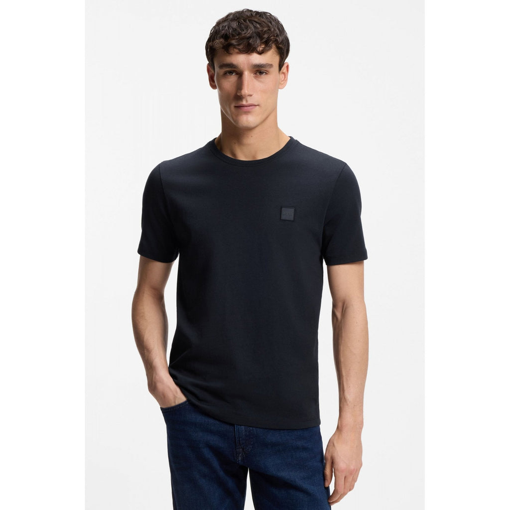 Boss 50508584 Tales Plain Logo Patch Cotton Half Sleeve T-Shirt