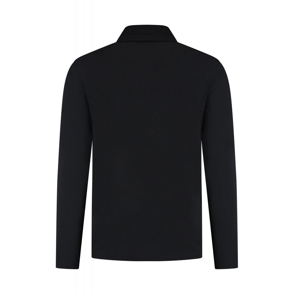 Hugo Boss | 50536609 Plisy Cotton Pique Long Sleeve Polo Top