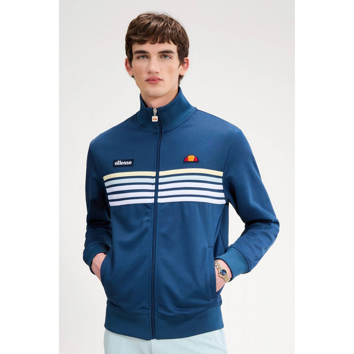 Ellesse Vicenza 1428 Classic Stripe Track Top